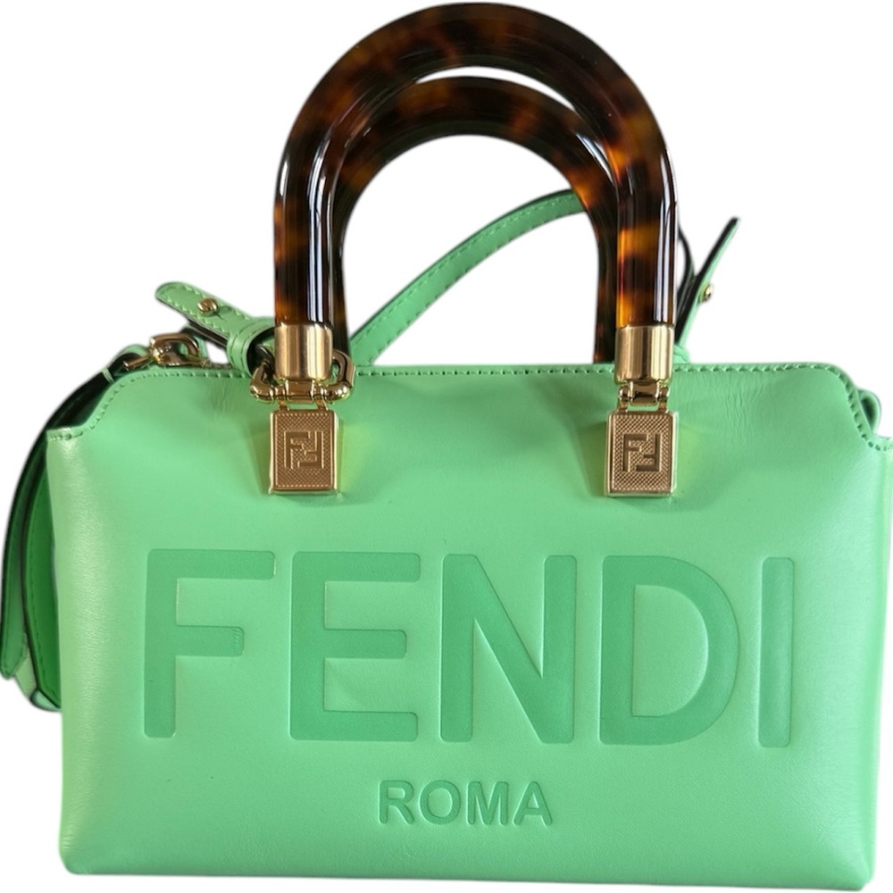 Authentic Fendi By The Way Mini Top Handle Boston Bag